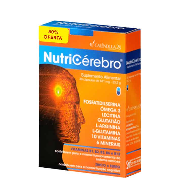 NutriCérebro 30 + 15 Cápsulas (50% Grátis) Calêndula