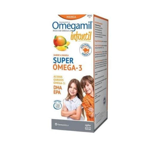 Omegamil Jarabe Infantil De Mango 200 ml Farmodiética