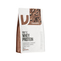 100% Whey Protein Chocolate 700gr OstroVit, proteína concentrada de soro de leite em pó com sabor a chocolate.