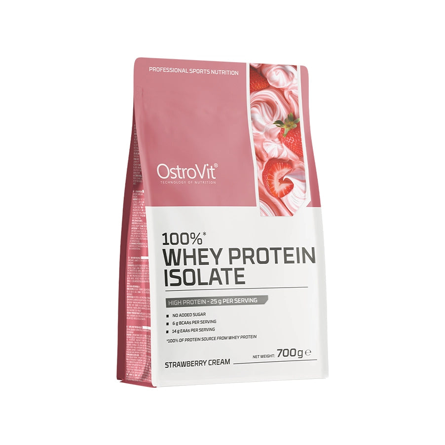 100% Whey Protein Isolate Strawberry Cream 700gr OstroVit