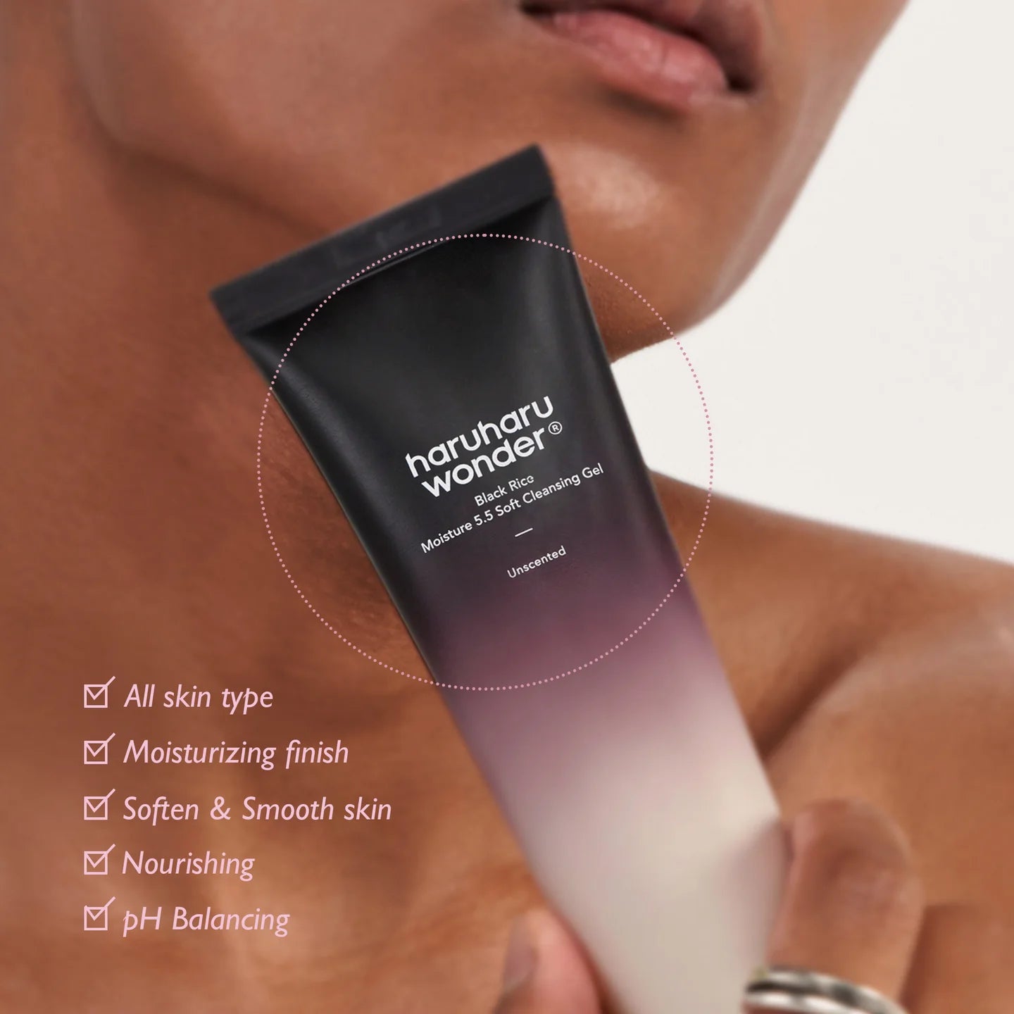 Gel de Limpeza Suave Black Rice 100ml Haruharu Wonder