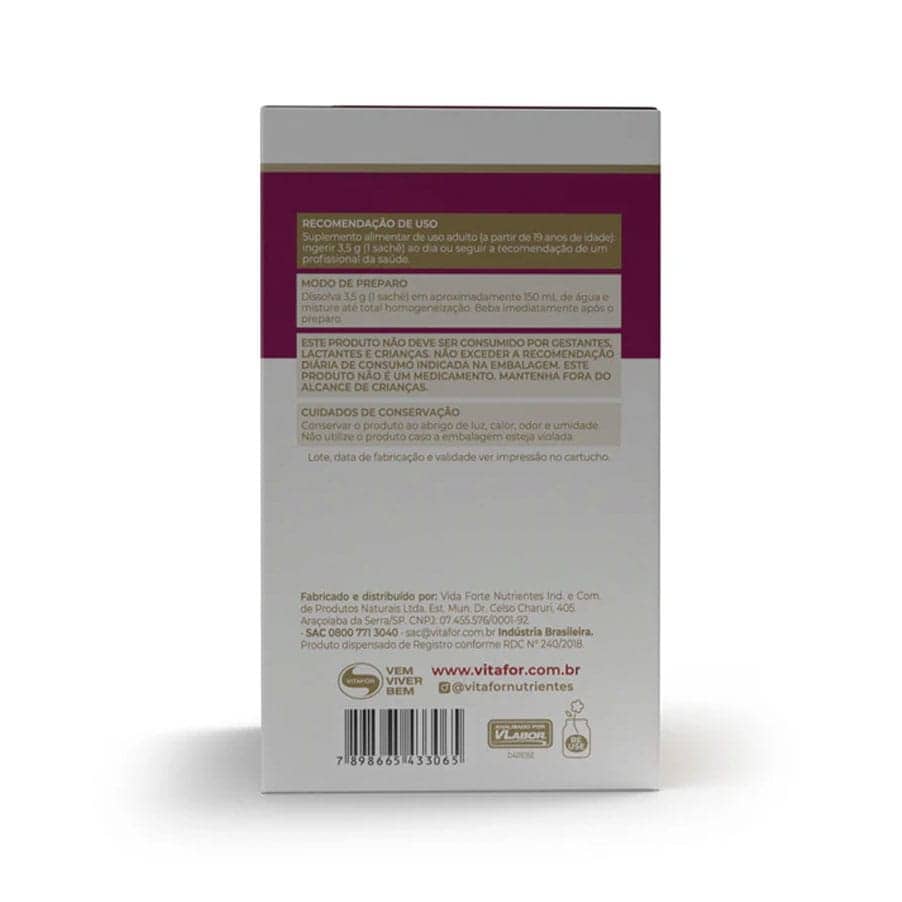 Colagentek Beauty Abacaxi e Hortelã 30 Saquetas Vitafor