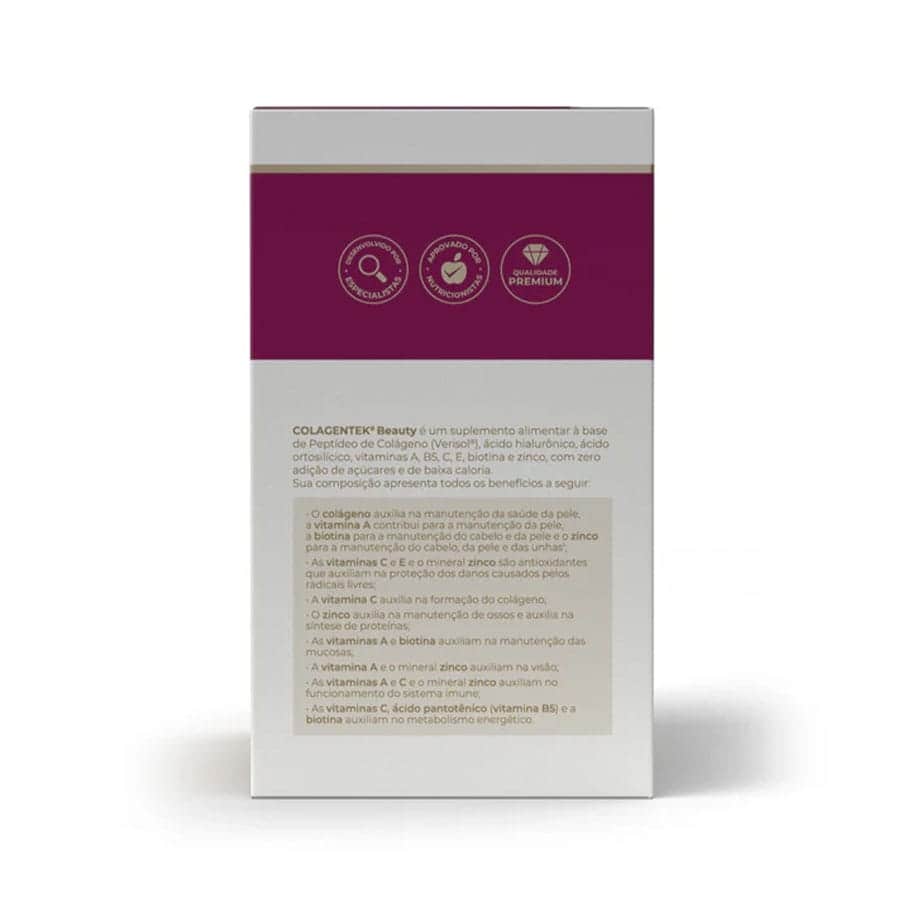 Colagentek Beauty Abacaxi e Hortelã 30 Saquetas Vitafor