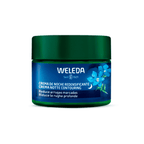 Creme de noite redensificante Weleda 40ml com genciana azul e edelweiss para regeneração da pele madura