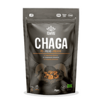 Cogumelo Chaga em pó Iswari 100g, suplemento natural de chaga (Inonotus obliquus), ideal para bebidas e receitas funcionais.