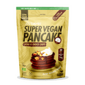 Mistura Super Vegan para Panquecas de Cacau com Pepitas de Chocolate da Iswari, embalagem de 750 g, ideal para pequenos-almoços e snacks veganos.
