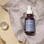 Frasco do Sérum Complexo de 6 Peptídeos, tratamento intensivo para firmeza, elasticidade e rejuvenescimento da pele.
