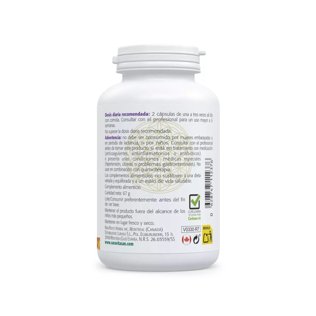 Aid-Inflam 30 Cápsulas Sura Vitasan, suplemento com boswellia, curcuma, quercetina e bromelina.