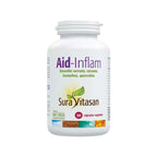 Aid-Inflam 30 Cápsulas Sura Vitasan, suplemento com boswellia, curcuma, quercetina e bromelina.