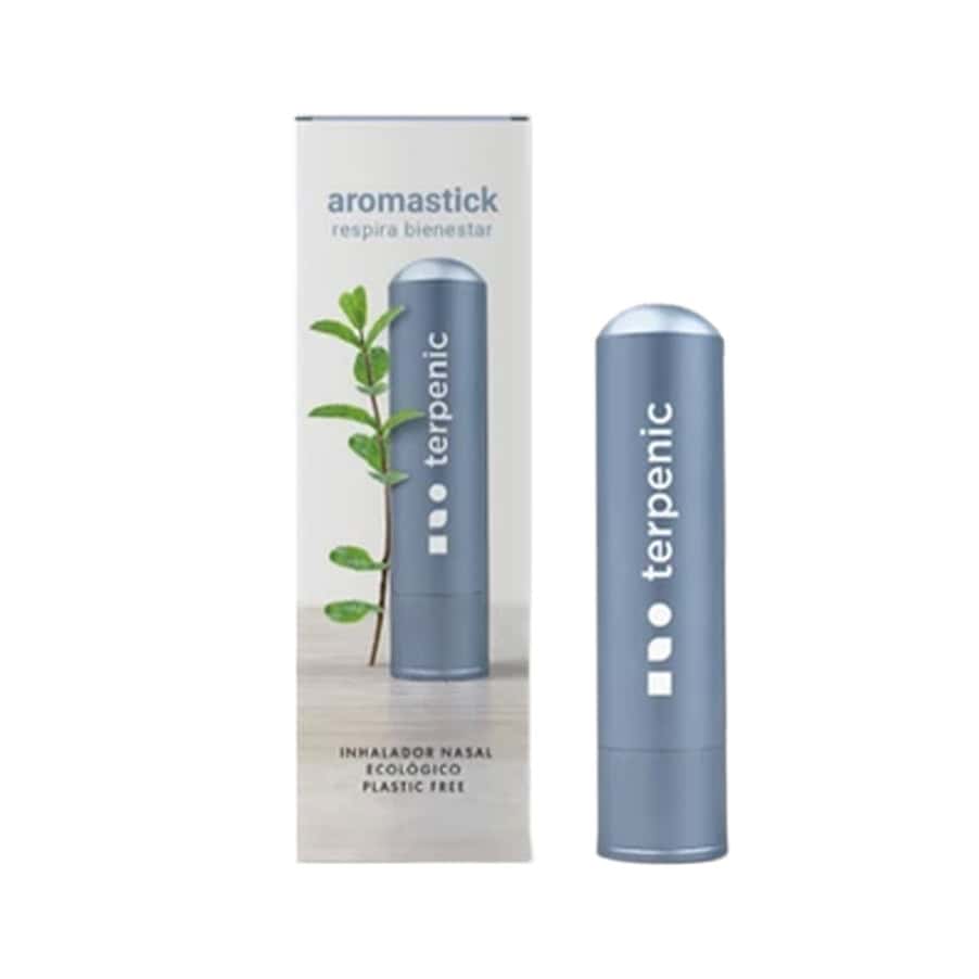 O Aromastick Inalador Nasal Terpenic é um acessório reutilizável para aromaterapia, pensado para utilizares com óleos essenciais ou sinergias aromáticas