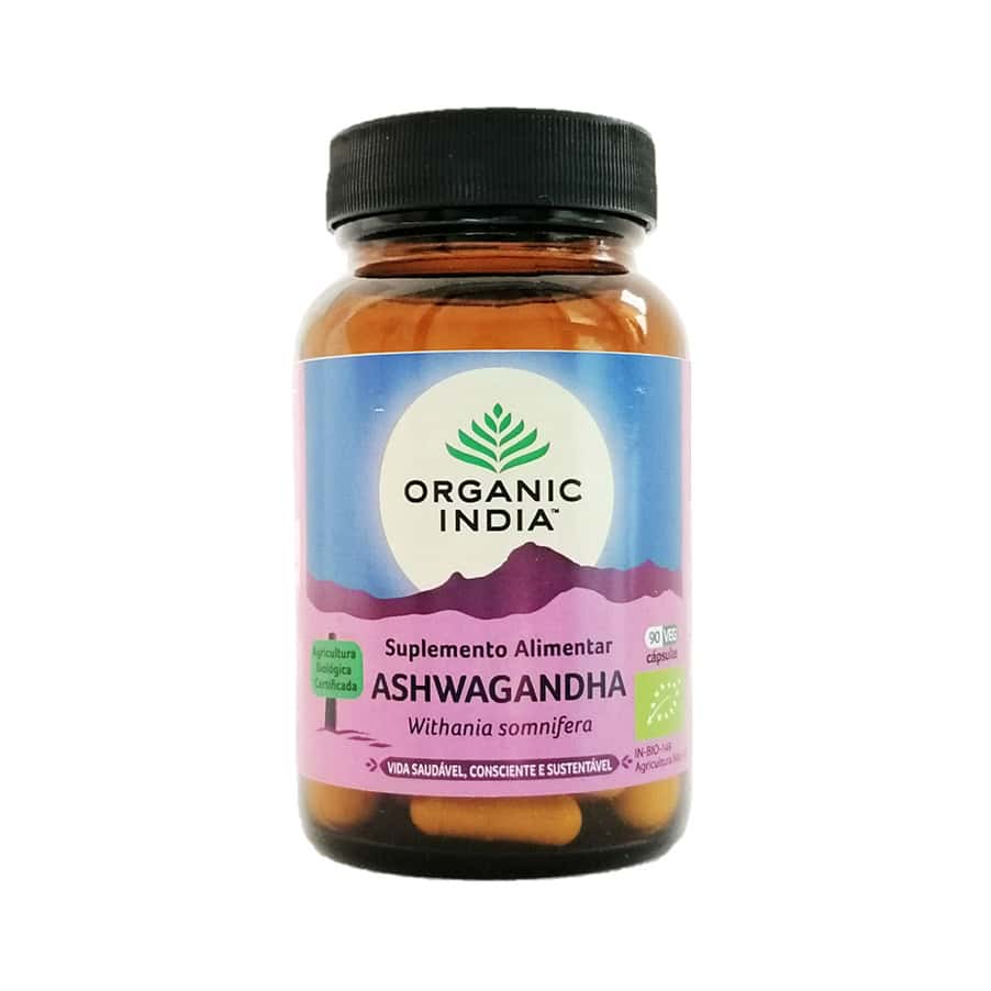 Ashwagandha 90 cápsulas orgánicas de la India