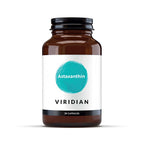 Astaxantina Viridian é um suplemento alimentar em cápsulas vegetais, formulado para complementar a ingestão diária de astaxantina, um carotenóide natural obtido a partir da microalga de água doce Haematococcus pluvialis.