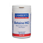 Clorhidrato de betaína con pepsina, 180 comprimidos, Lamberts