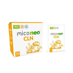 Embalagem do Mico Neo CLN com 30 saquetas da NeoVital Health, suplemento detox com cogumelos medicinais e ação purificante.