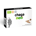 NeoVital Health Chaga Neo, frasco con 60 cápsulas, un suplemento natural para el apoyo del sistema inmunitario y con antioxidantes.