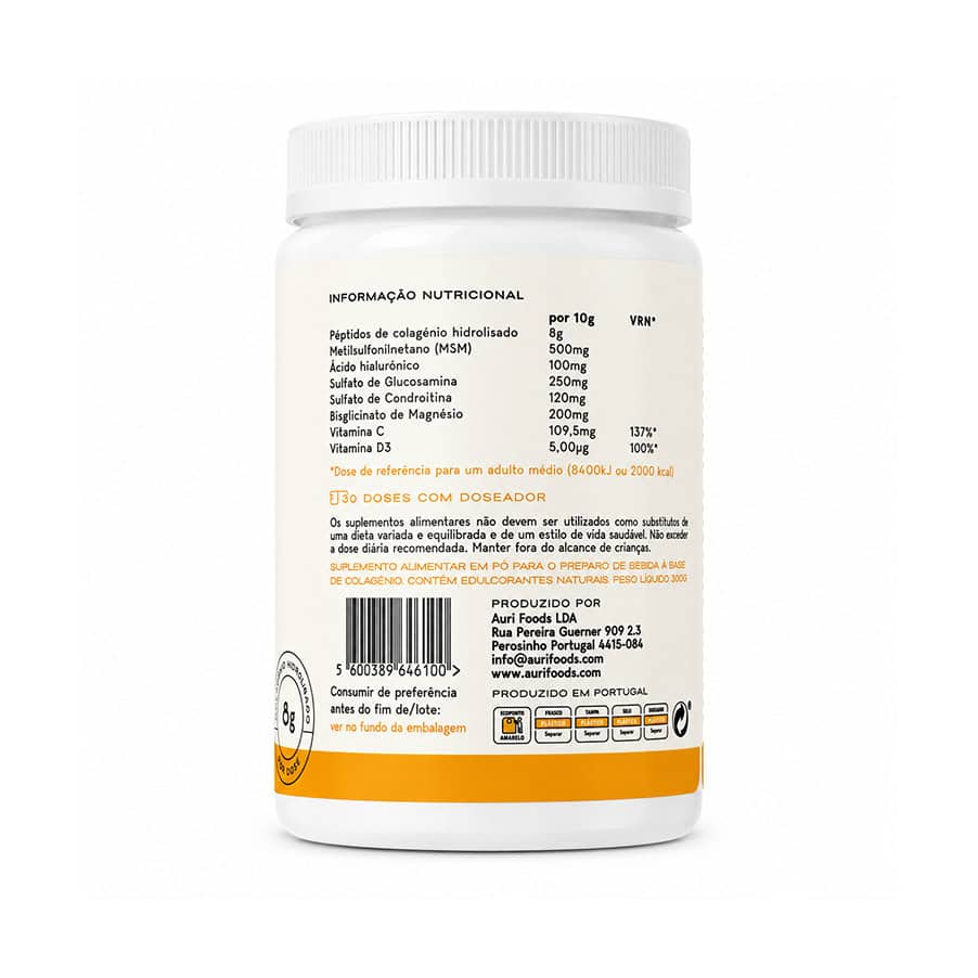 Collagen Manga 300gr Auri Foods em embalagem original