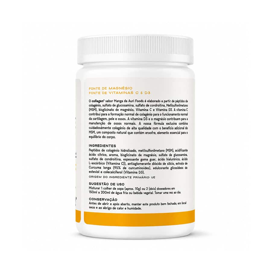 Collagen Manga 300gr Auri Foods em embalagem original