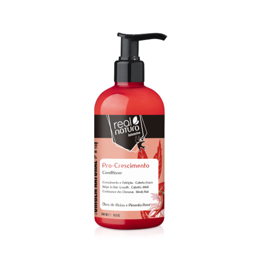 O Condicionador Sem Sal Pro-Crescimento 300ml Real Natura é um condicionador capilar indicado para todo o tipo de cabelo.