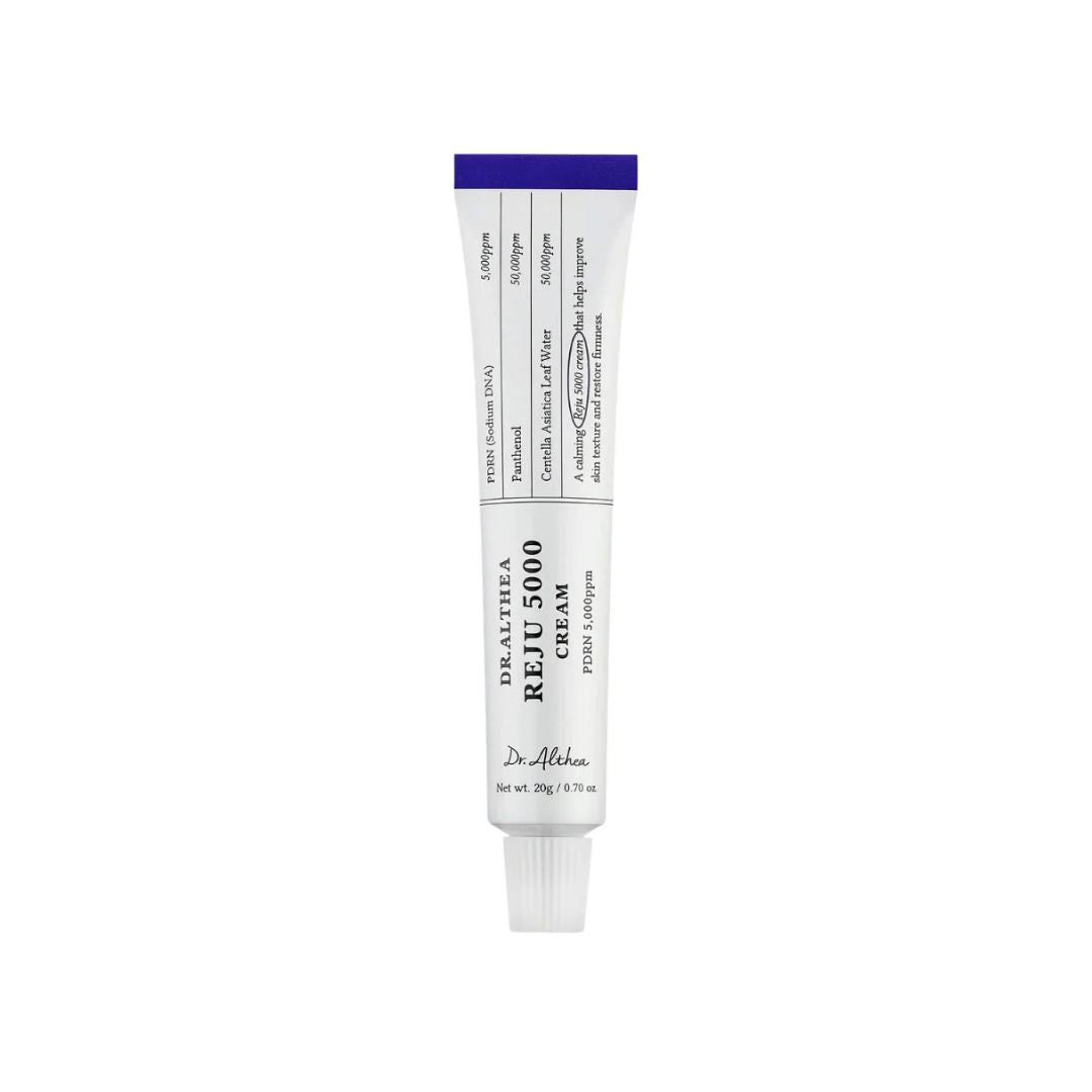 Creme PDRN Reju 5000 20ml Dr. Althea com PDRN vegetal, centella asiática e ácido hialurónico