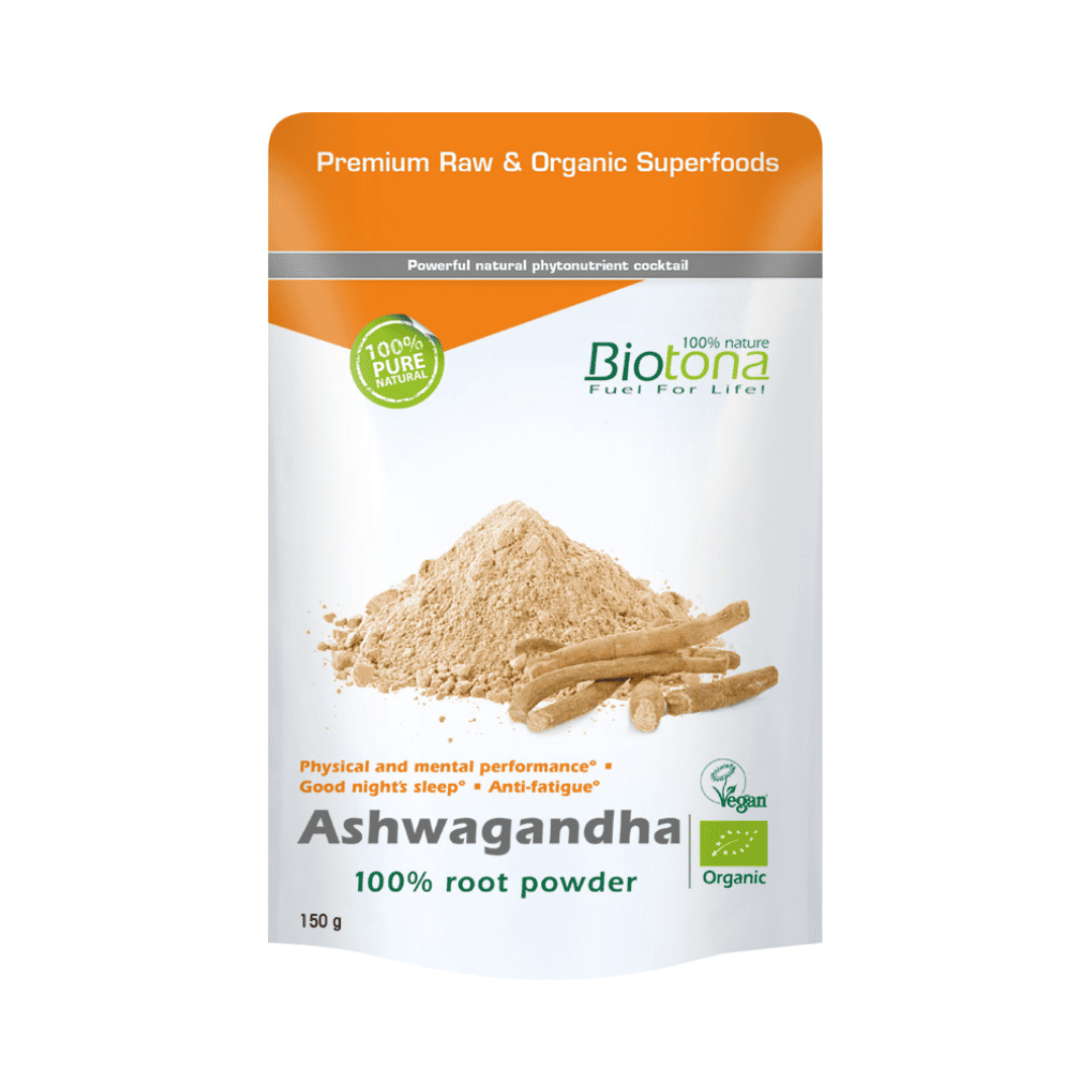 Ashwagandha 100% Root Bio Powder 150gr Biotona