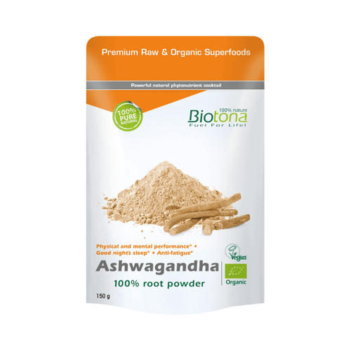 Ashwagandha 100% Root Bio Powder 150gr Biotona