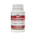 Frasco de L-Carnitina Vitafor Europe com 60 comprimidos, suplemento em tabletes para energia e desempenho físico.