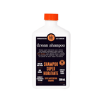 Champú superhidratante Lola Dream, botella de 250 ml con etiqueta colorida, ideal para cabello seco y dañado.
