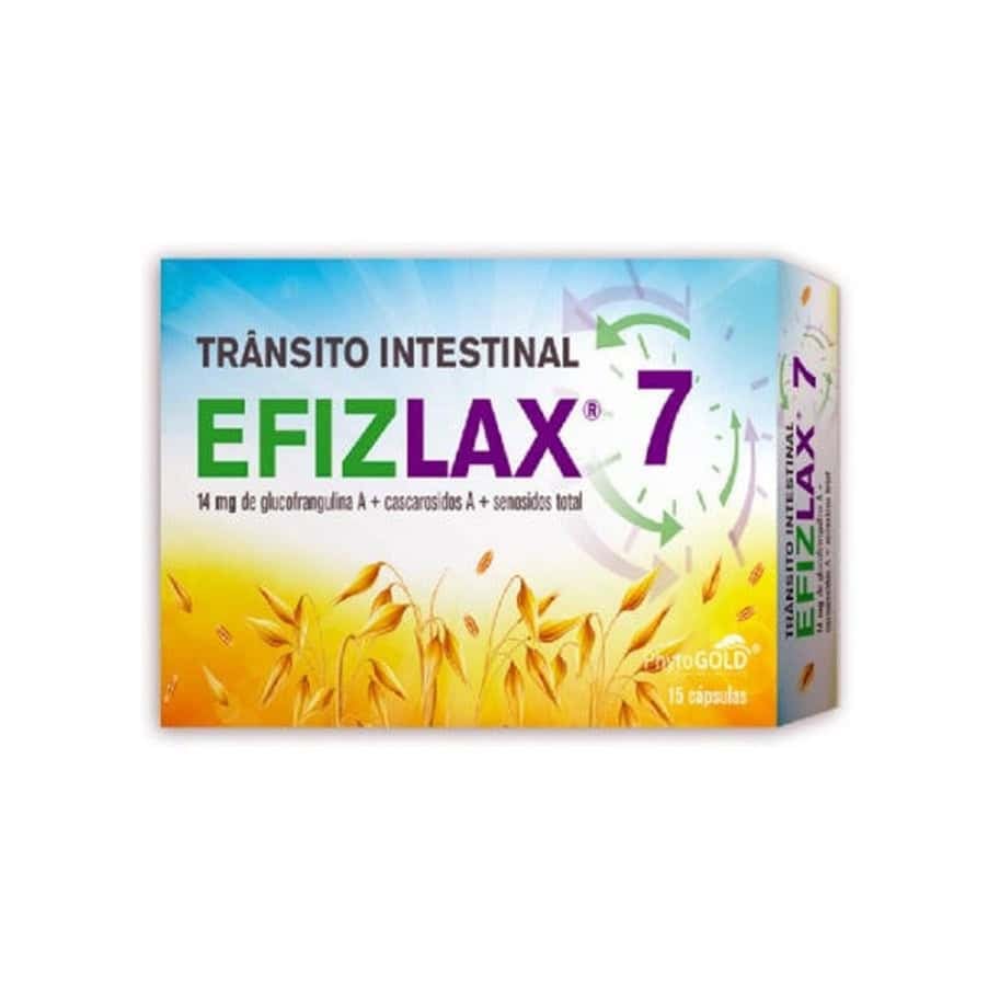 El suplemento Phytogold Efizlax 7 contiene 15 cápsulas, una fórmula natural con plantas y fibras para favorecer la regularidad intestinal.