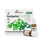 Embalagem do Fostprint Classic com 20 ampolas de 15ml da Soria Natural, suplemento energético para vitalidade e desempenho diário