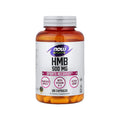 HMB 500mg 120 Cápsulas NOW Foods, suplemento com beta-hidroxi beta-metilbutirato para apoio à rotina de treino e recuperação muscular.