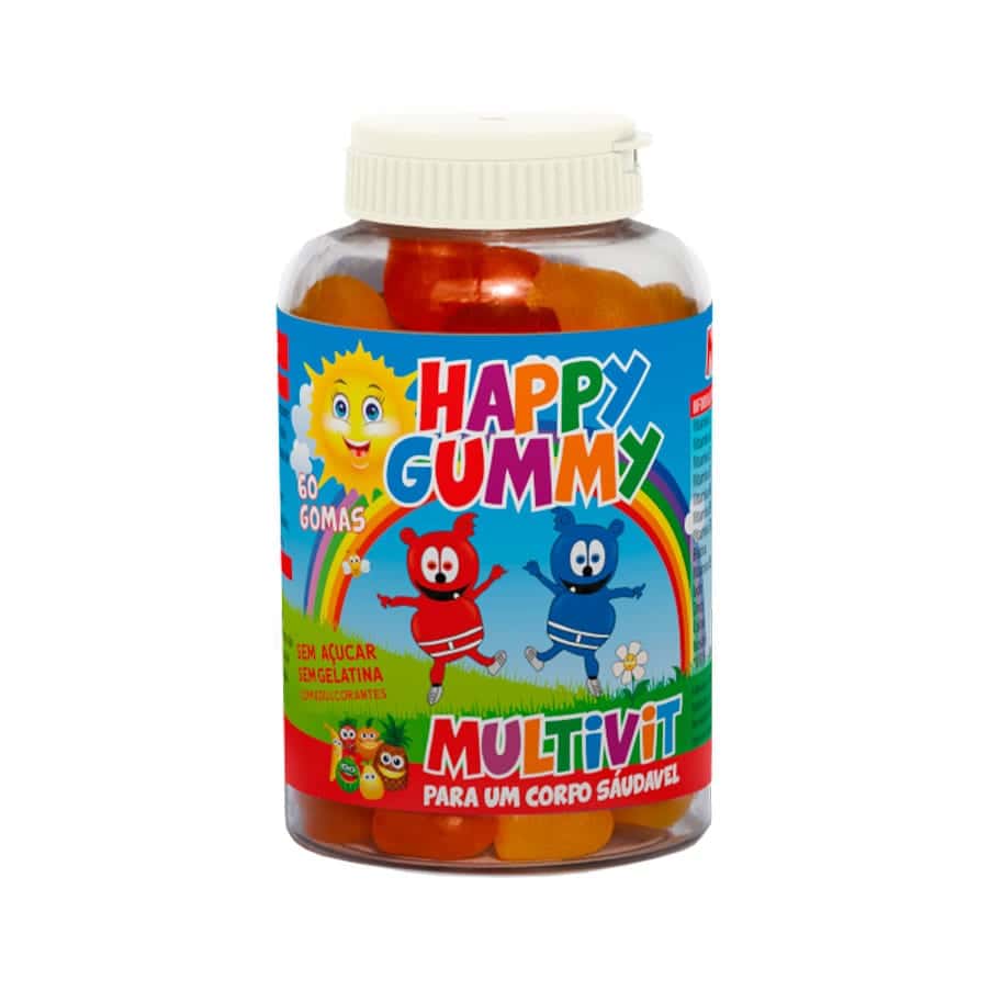 Multivitaminas y minerales en gomitas Happy
