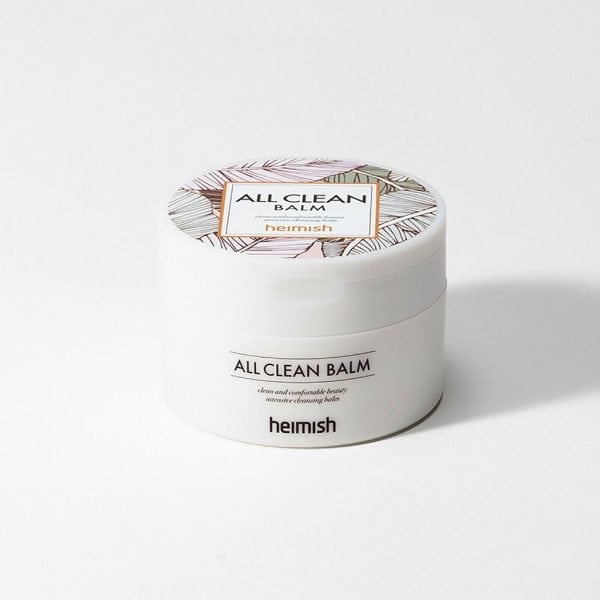 Pote do All Clean Bálsamo 120ml da Heimish, bálsamo de limpeza facial que derrete a maquilhagem e as impurezas.
