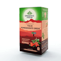 Infusión verde de granada y albahaca orgánica de Organic India Bio, 25 sobres