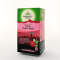 Infusión de Tulsi y Rosa Dulce Orgánica, 25 sobres, Orgánico de la India