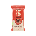 Barrita de avena Iswari con sabor a chocolate negro, ecológica, en envase de 40 g, un tentempié saludable y energizante.