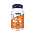 Aceite de hígado de bacalao 1000 mg Extra Fuerte. Ahora en frasco con 90 cápsulas de aceite de hígado de bacalao.