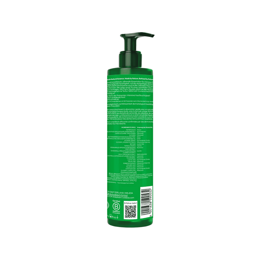 Skin Food leite corporal nutritivo 250ml Weleda para hidratação intensa da pele seca