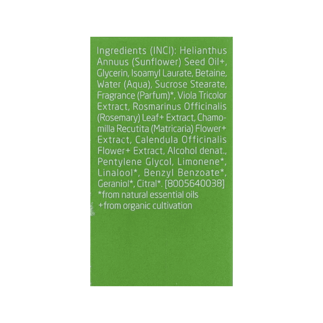 Bálsamo nutritivo de limpeza facial Weleda Skin Food 75ml em bisnaga verde para remover impurezas e hidratar a pele.