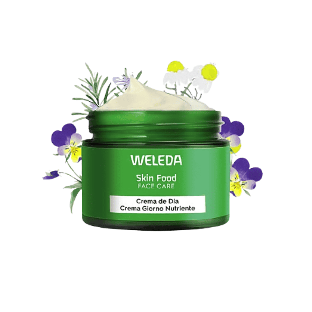 Skin Food creme de dia 40ml Weleda hidratante nutritivo para rosto, com textura rica e ingredientes naturais.