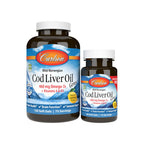 Cod Liver Oil Gems 460mg 150 + 30 cápsulas Carlson Labs óleo de fígado de bacalhau com ómega-3