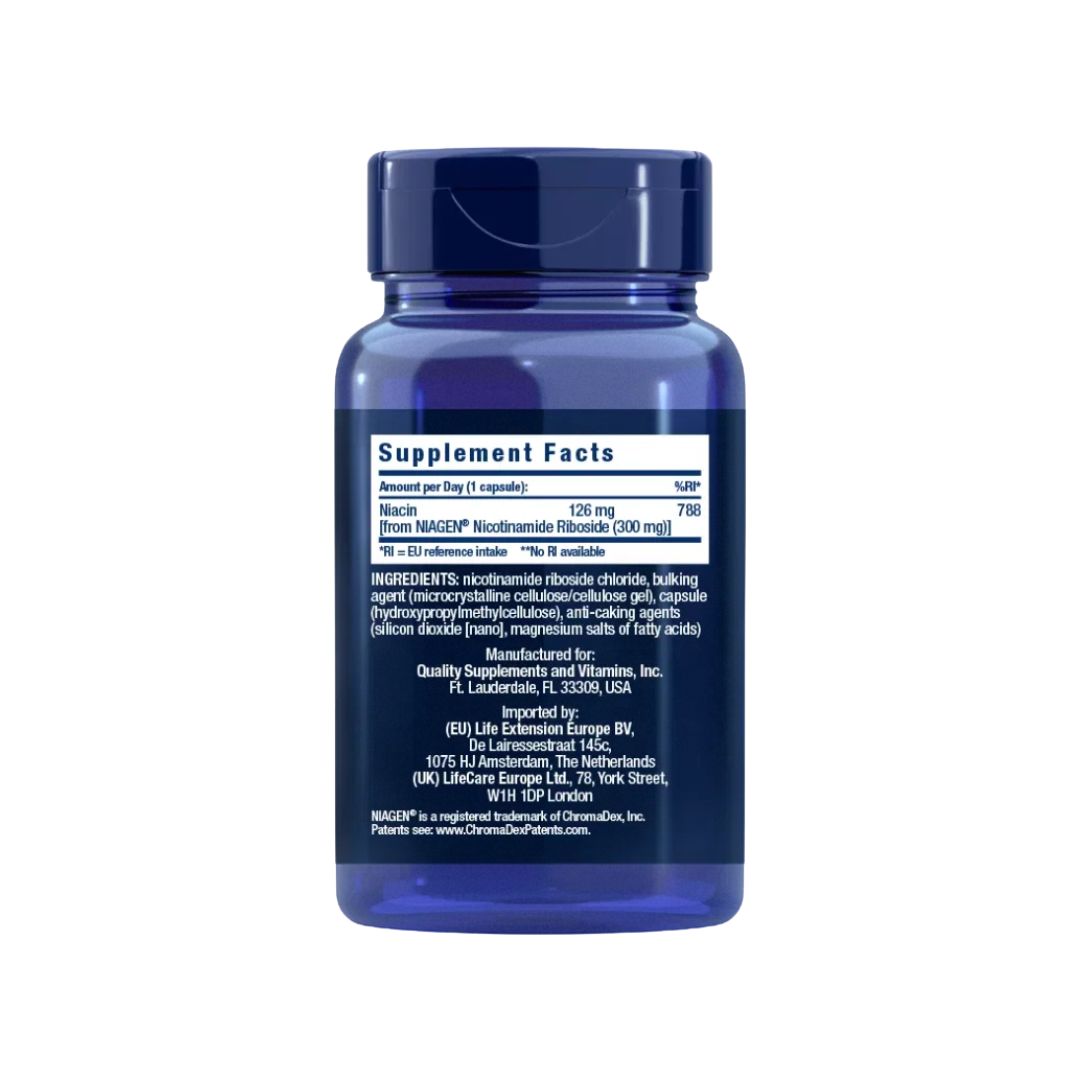 NAD+ Cell Formula 300mg 30 Cápsulas Life Extension