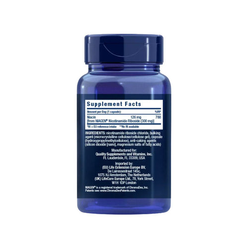 NAD+ Cell Formula 300mg 30 Cápsulas Life Extension