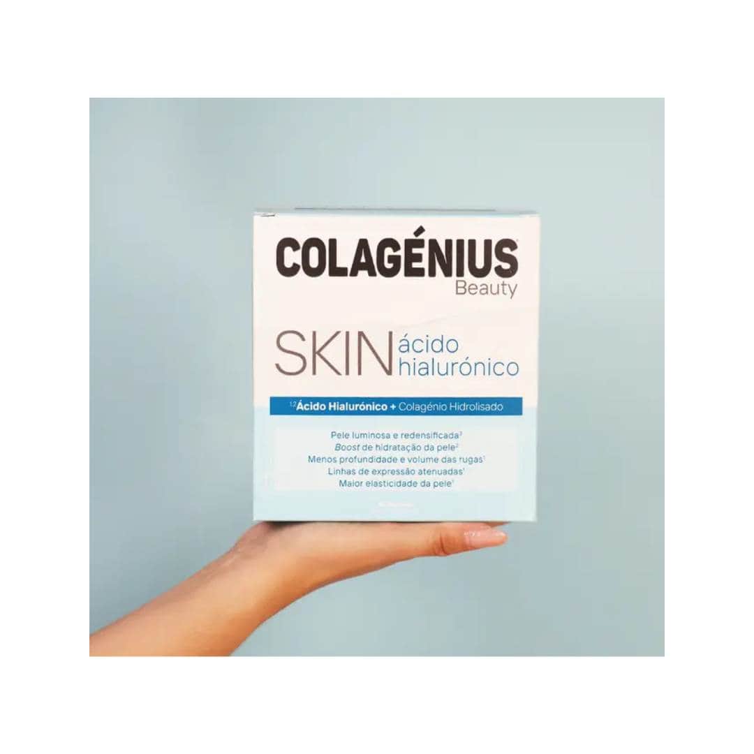 Colagénius Beauty Ácido Hialurónico en sobres individuales, un complemento para una piel firme e hidratada.
