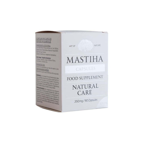 Mastiha de Chios 100% 90 cápsulas Art of Nature para saúde digestiva e equilíbrio gastrointestinal
