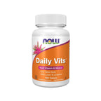 Daily Vits multivitamínico e minerais 100 comprimidos da Now Foods para suporte nutricional diário