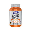 Amino Complete Now Foods cápsulas com aminoácidos essenciais e não essenciais