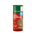Galletas integrales de espelta Santiveri en paquetes de 180 g, elaboradas con ingredientes naturales y ricas en fibra.