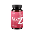 Liv-Z 60 Cápsulas Dharma Botanicals, suplemento alimentar com chicória, quebra-pedra, alcachofra, dente-de-leão, curcuma e alecrim para apoio hepático e digestivo