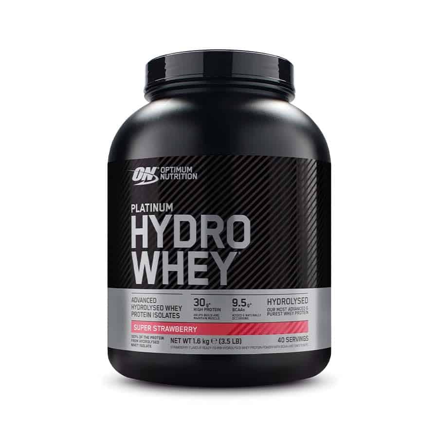 Platinum Hydro Whey Morango 1.6kg Optimum Nutrition