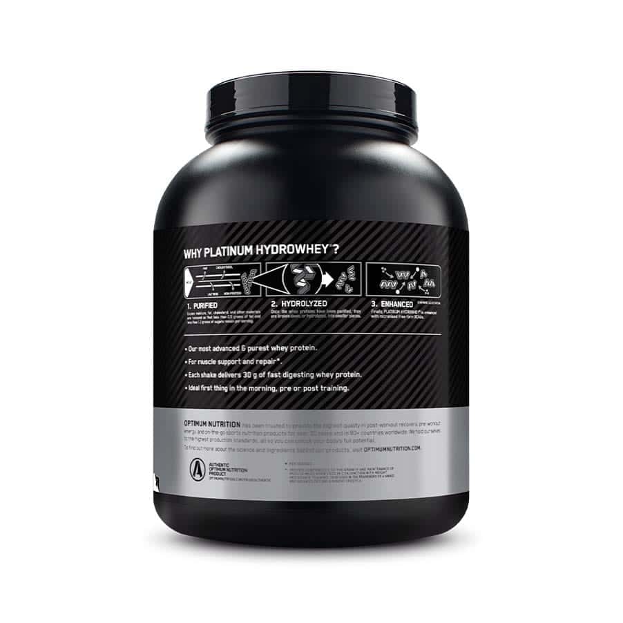 Platinum Hydro Whey Morango 1.6kg Optimum Nutrition